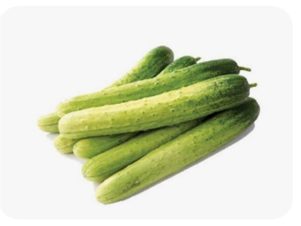 Green cucumbers
